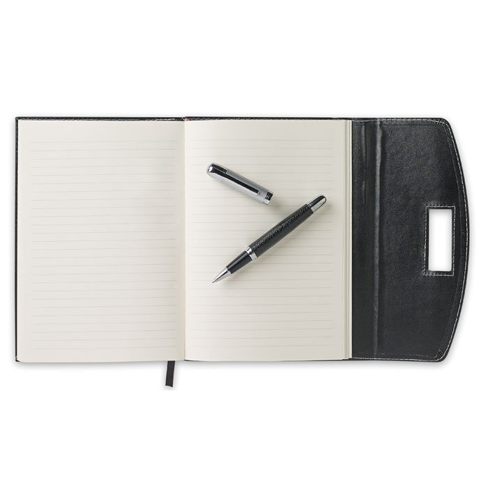 Portafolios Nova A5 con bolígrafo - Portadocumentos personalizados - Regalo Promocional Personalizado - imagen 3
