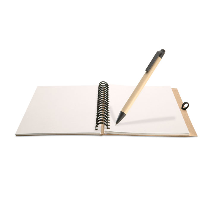 Libreta Bloquero B6 papel reciclado - Oficina - Regalo Promocional Personalizado - imagen 4