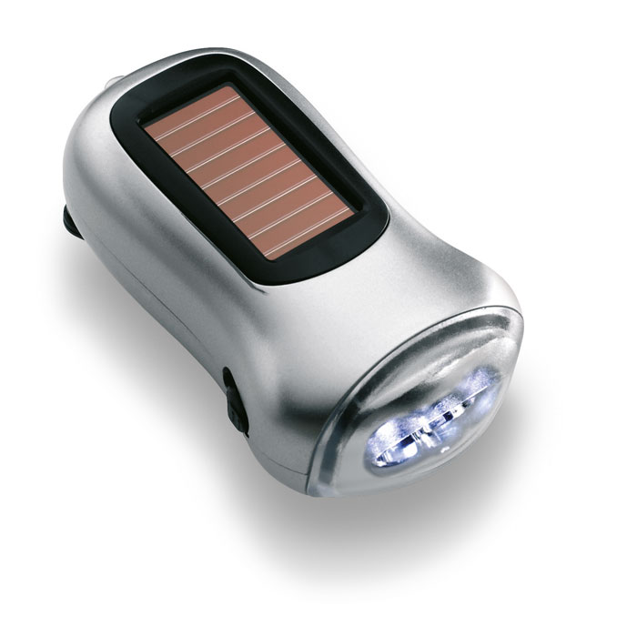 Linterna Dynasol solar y dinamo - Linternas personalizadas - Regalo Promocional Personalizado - vista alternativa
