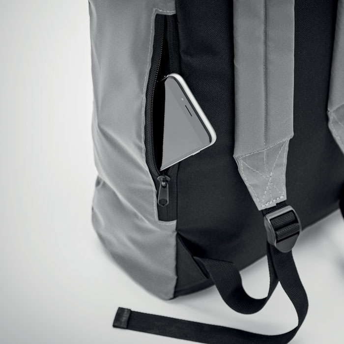 BRIGHT ROLLPACK Mochila Rolltop reflectante - Mochilas personalizadas - Regalo Promocional Personalizado - imagen 2