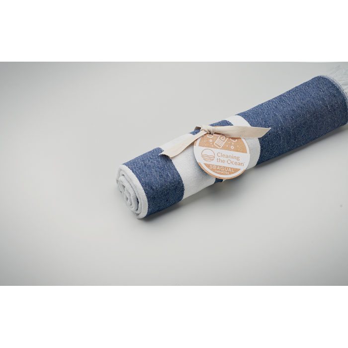WAVE Toalla hammam SEAQUAL® 100x170 - Verano - Regalo Promocional Personalizado - imagen 5