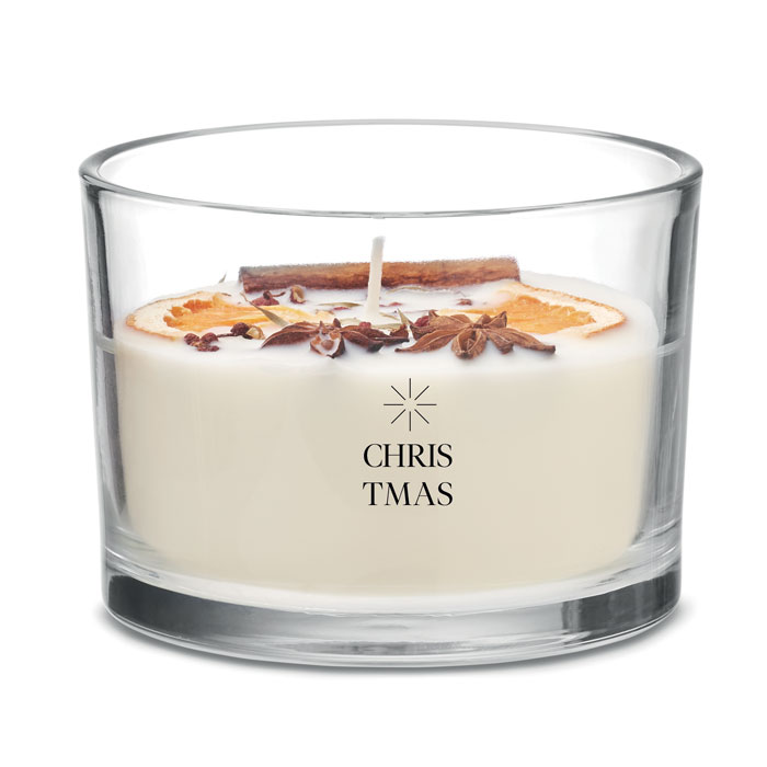 Vela de cera vegetal 300 gr CITRUS personalizada - Velas personalizadas - Regalo Promocional Personalizado - imagen 3