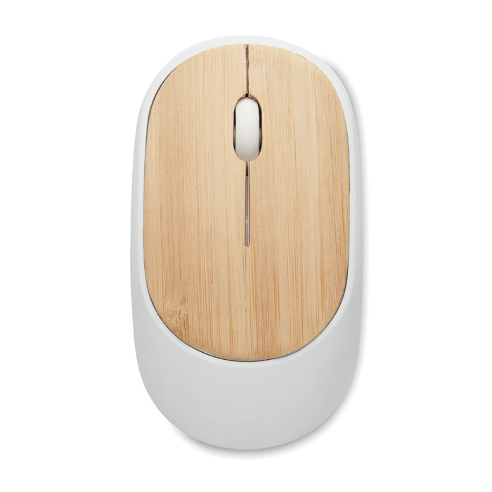 BAM Ratón inalámbrico de bambú CURVY personalizado - Tecnología - Regalo Promocional Personalizado - imagen 3