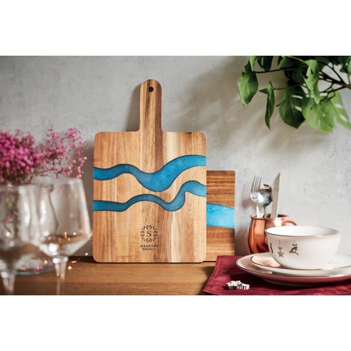 Tabla de madera de acacia AZUUR personalizada - Tablas de corte - Regalo Promocional Personalizado - imagen 4