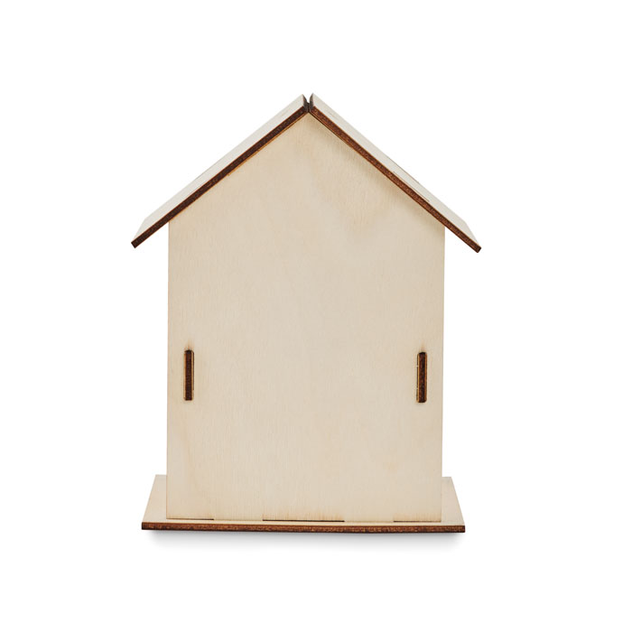 Kit DIY pajarera de madera PAINTHOUSE personalizada - Jardín - Regalo Promocional Personalizado - vista alternativa