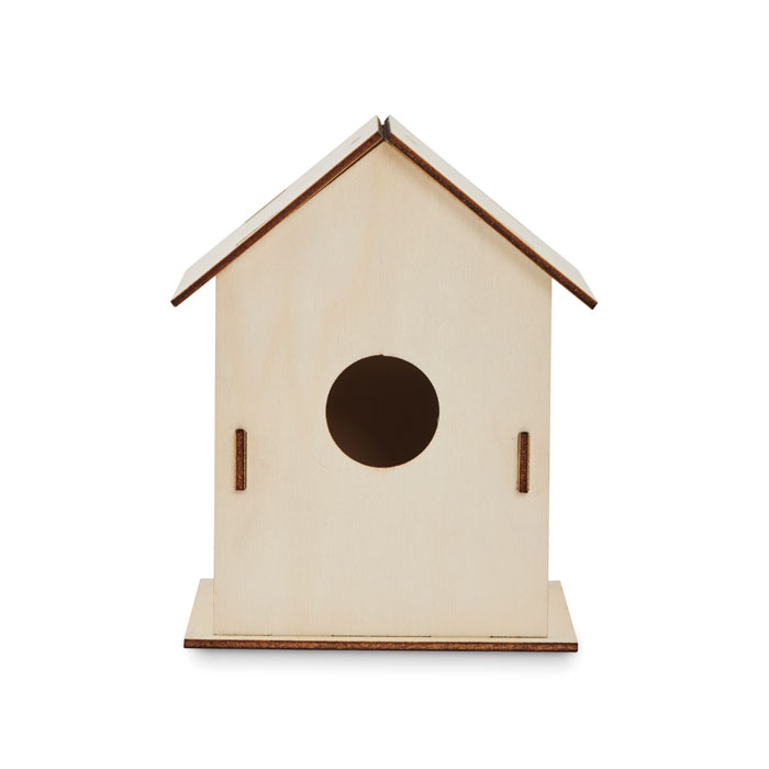 Kit DIY pajarera de madera PAINTHOUSE personalizada - Jardín - Regalo Promocional Personalizado - imagen 4