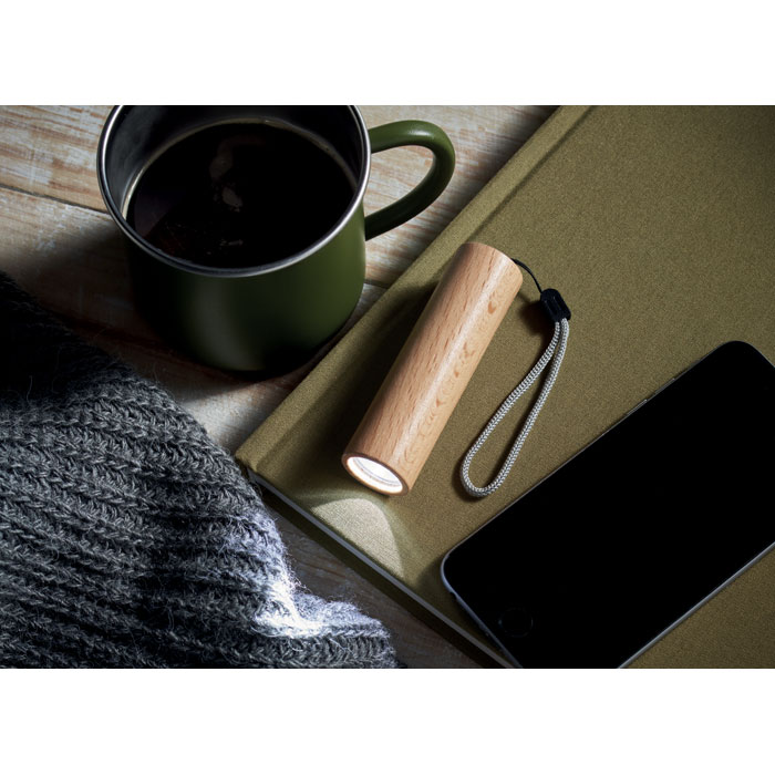 LITE Linterna recargable madera 5W - Linternas personalizadas - Regalo Promocional Personalizado - imagen 6
