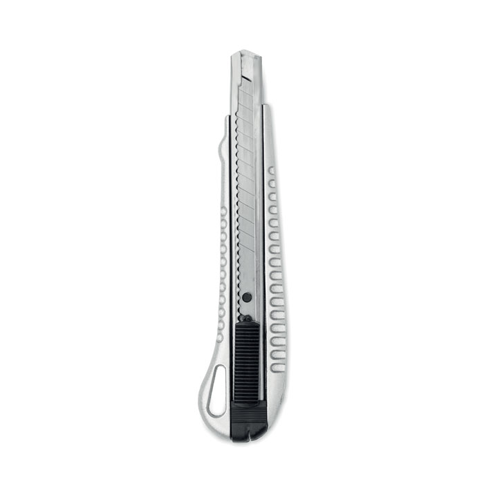 Cúter retráctil aluminio TRACTA personalizado con 13 hojas - Reglas y cutter - Regalo Promocional Personalizado - imagen 3