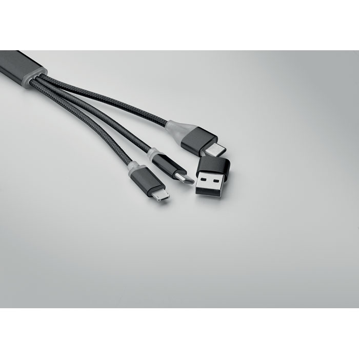 Cable de carga 4 en 1 tipo C BLUE personalizado - Tecnología - Regalo Promocional Personalizado - imagen 6