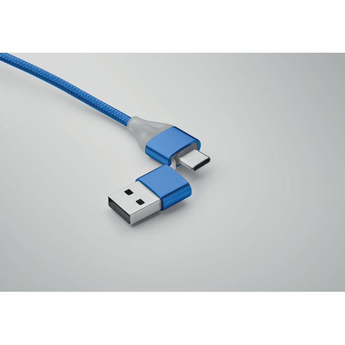 Cable de carga 4 en 1 tipo C BLUE personalizado - Tecnología - Regalo Promocional Personalizado - imagen 23