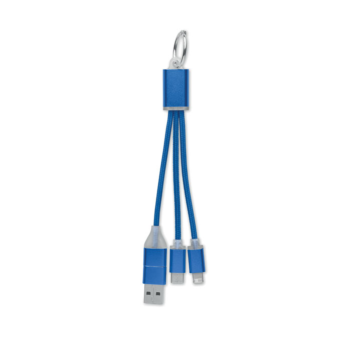 Cable de carga 4 en 1 tipo C BLUE personalizado - Tecnología - Regalo Promocional Personalizado - imagen 20
