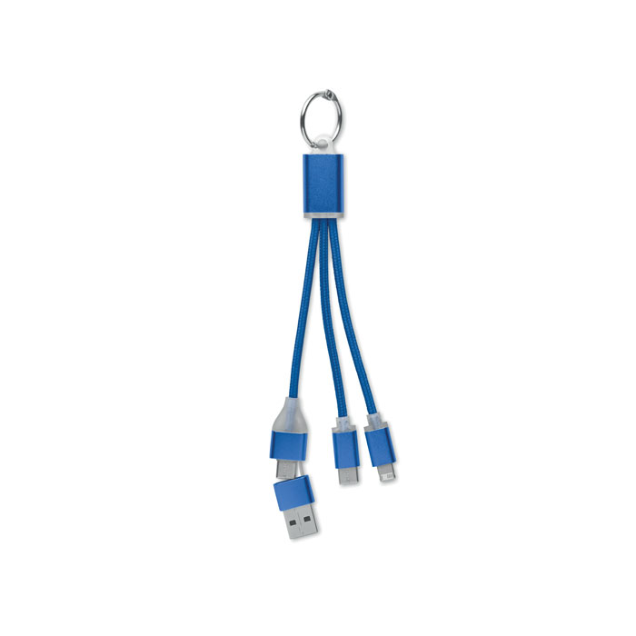 Cable de carga 4 en 1 tipo C BLUE personalizado - Tecnología - Regalo Promocional Personalizado - imagen 19