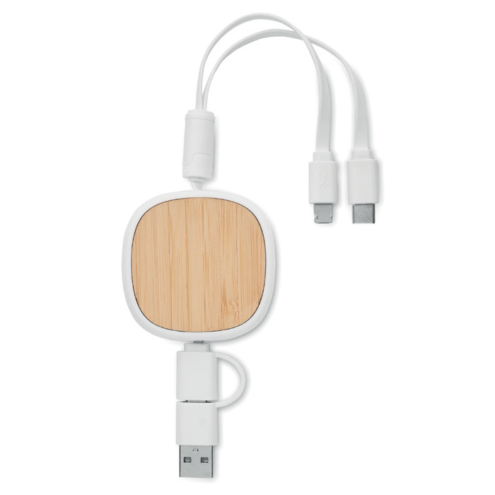 TOGOBAM Cable carga retráctil multiUSB - Tecnología - Regalo Promocional Personalizado - imagen 3