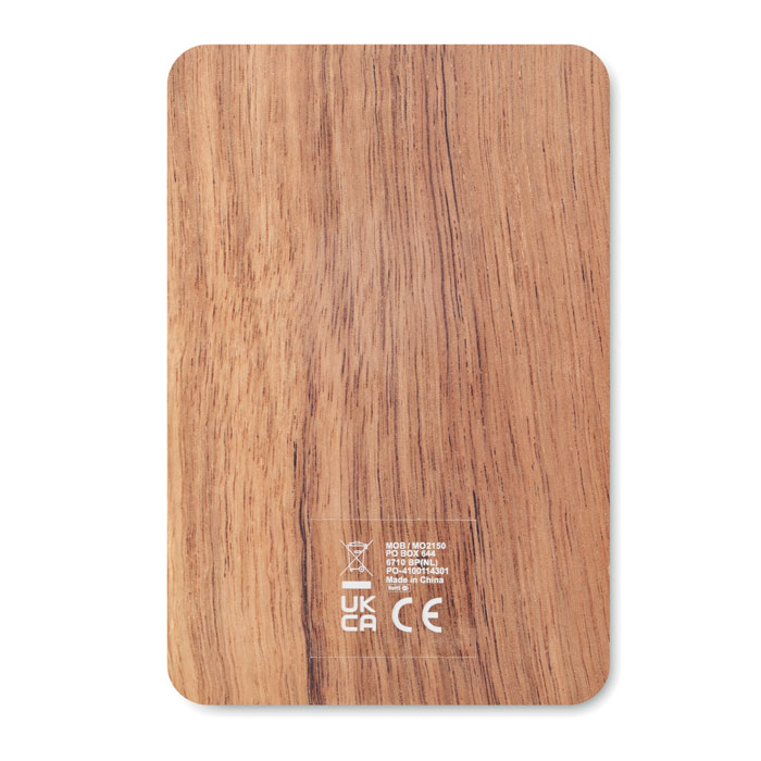 Juego de cables 3 en 1 en caja madera VERSA personalizado - Tecnología - Regalo Promocional Personalizado - imagen 10