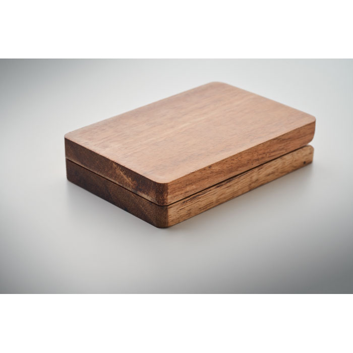 Juego de cables 3 en 1 en caja madera VERSA personalizado - Tecnología - Regalo Promocional Personalizado - imagen 11