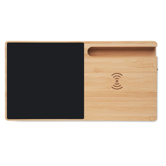 Cargador inalámbrico de bambú SIBIT personalizado - Tecnología - Regalo Promocional Personalizado - imagen 4