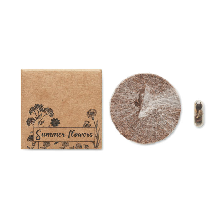 Disco de flores de verano en caja FLOMIX personalizado - Jardín - Regalo Promocional Personalizado - imagen 4