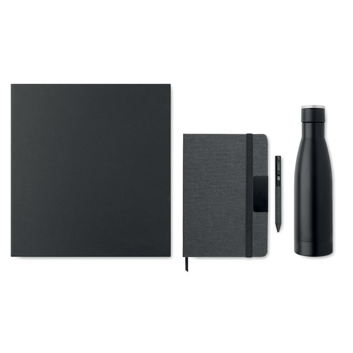 Set regalo 3 piezas libreta botella bolígrafo YOKOSO personalizado - Tazas y botellas - Regalo Promocional Personalizado - imagen 4