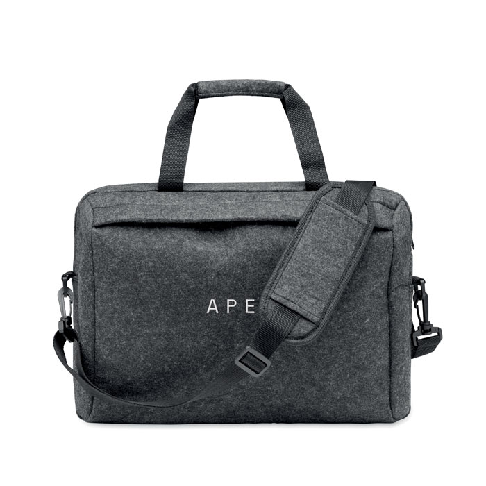 Maletín fieltro RPET para portátil 15'' PLANA personalizado - Maletines personalizados - Regalo Promocional Personalizado - imagen 4