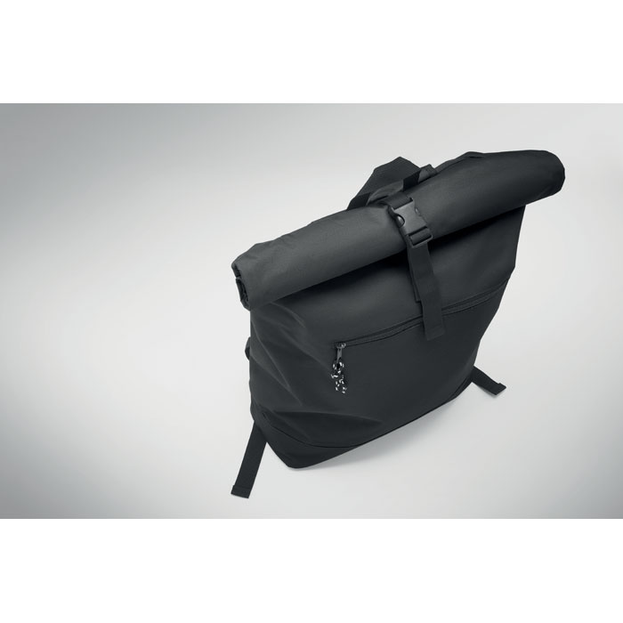 Mochila poliéster 600D roll top para portátil 15'' IREA personalizada - Mochilas personalizadas - Regalo Promocional Personalizado - imagen 4