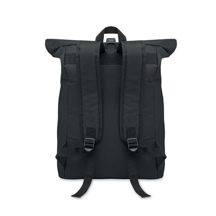 Mochila poliéster 600D roll top para portátil 15'' IREA personalizada - Mochilas personalizadas - Regalo Promocional Personalizado - imagen 3