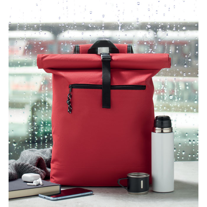 Mochila poliéster 600D roll top para portátil 15'' IREA personalizada - Mochilas personalizadas - Regalo Promocional Personalizado - imagen 17
