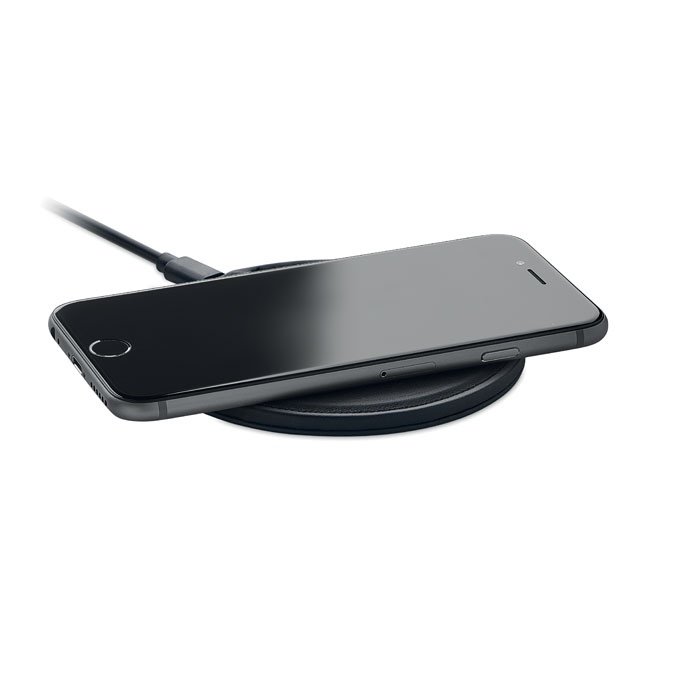 Cargador inalámbrico rápido reciclado 15W ALFA personalizado - Tecnología - Regalo Promocional Personalizado - imagen 2