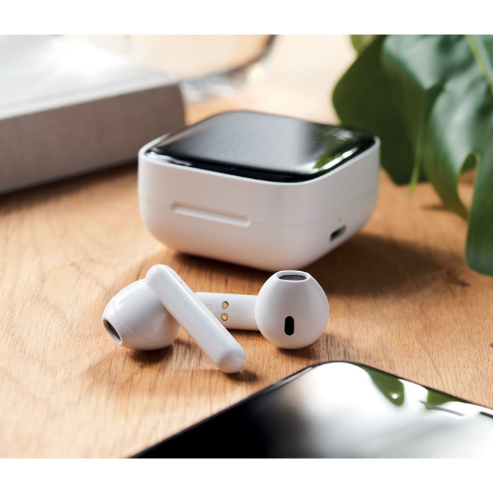 Auriculares inalámbricos solares TWS SONORA personalizados - Tecnología - Regalo Promocional Personalizado - imagen 5