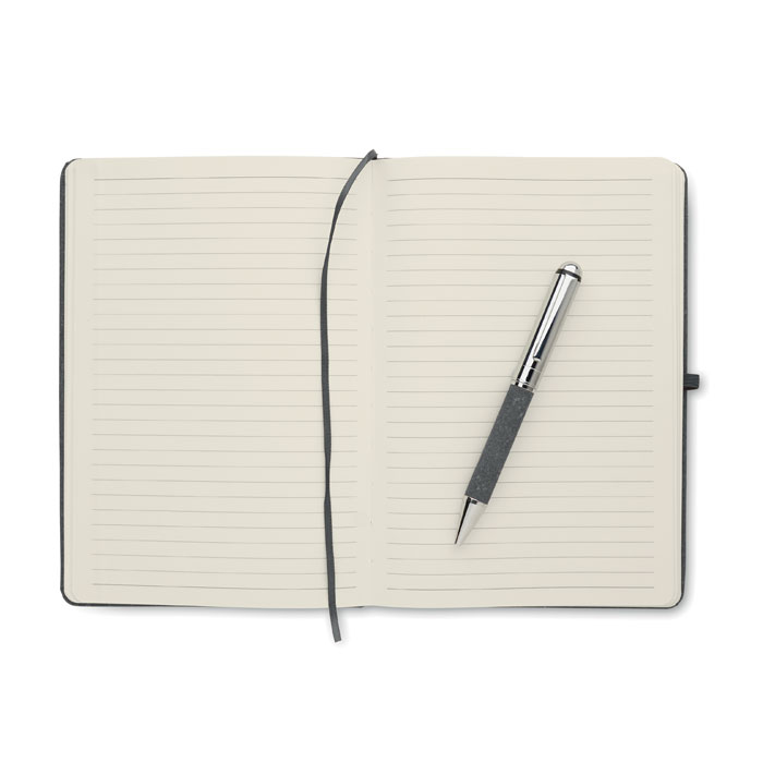 Set cuadernos piel reciclada ELEGANOTE personalizado - Packs de regalo personalizado - Regalo Promocional Personalizado - imagen 3