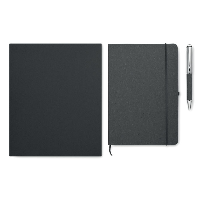 Set cuadernos piel reciclada ELEGANOTE personalizado - Packs de regalo personalizado - Regalo Promocional Personalizado - imagen 5