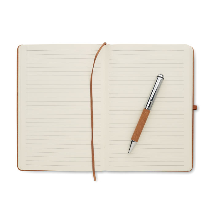 Set cuadernos piel reciclada ELEGANOTE personalizado - Packs de regalo personalizado - Regalo Promocional Personalizado - imagen 9