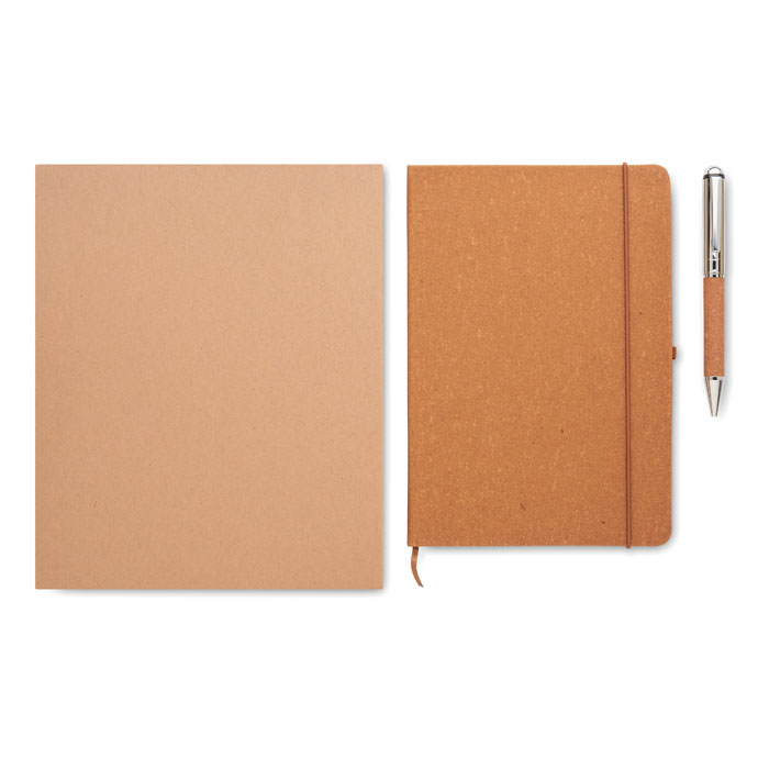 Set cuadernos piel reciclada ELEGANOTE personalizado - Packs de regalo personalizado - Regalo Promocional Personalizado - imagen 12