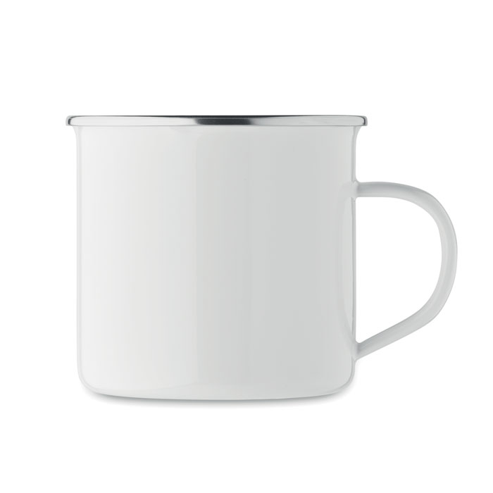 Taza PLATEADO L Vintage Esmalte Metal Sublimación 500ml - Tazas y vasos personalizados - Regalo Promocional Personalizado - vista alternativa