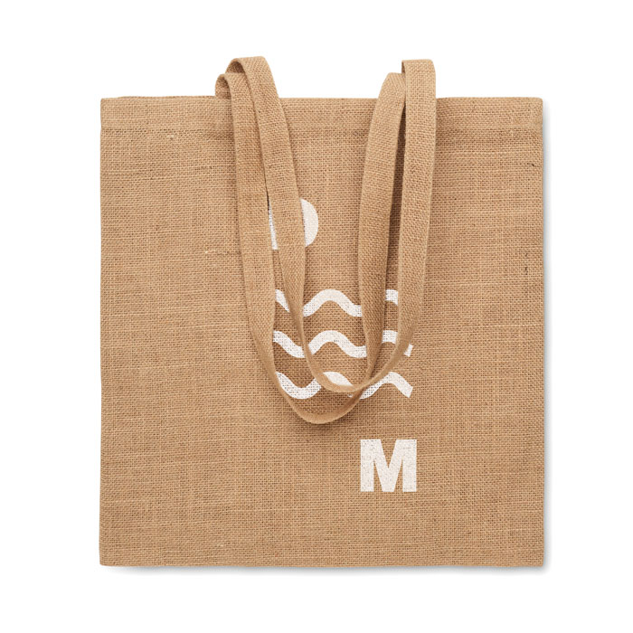 Bolsa ZOLANG Yute Natural Asas Largas Compra Sostenible - Bolsas personalizadas - Regalo Promocional Personalizado - imagen 3