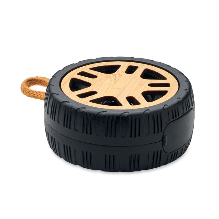 Altavoz MATIC Neumático ABS Reciclado Bambú Algodón - Tecnología - Regalo Promocional Personalizado - imagen 3