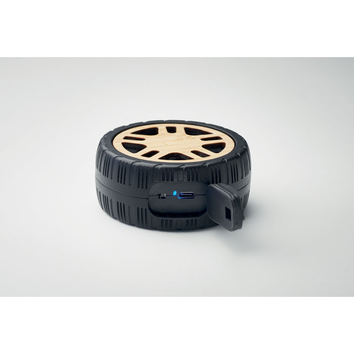 Altavoz MATIC Neumático ABS Reciclado Bambú Algodón - Tecnología - Regalo Promocional Personalizado - imagen 8