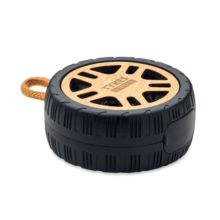 Altavoz MATIC Neumático ABS Reciclado Bambú Algodón - Tecnología - Regalo Promocional Personalizado - imagen 4