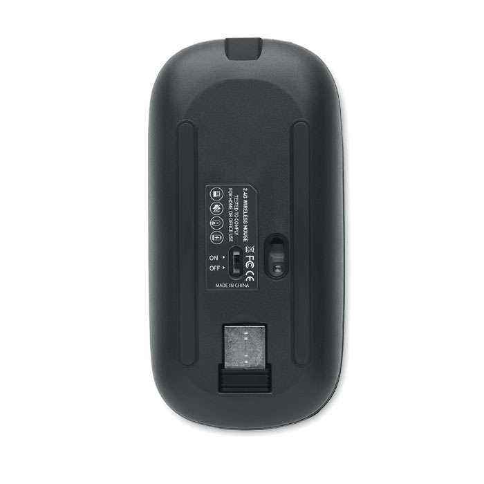 CURVY C Ratón óptico recargable ABS - Tecnología - Regalo Promocional Personalizado - vista alternativa