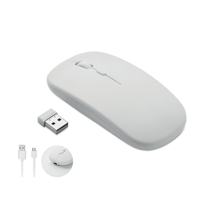 CURVY C Ratón óptico recargable ABS - Tecnología - Regalo Promocional Personalizado - imagen 9