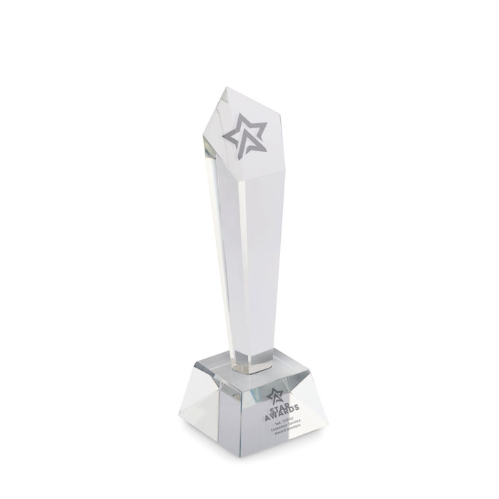 DIAWARD Trofeo de cristal con caja - Trofeos - Regalo Promocional Personalizado - imagen 4