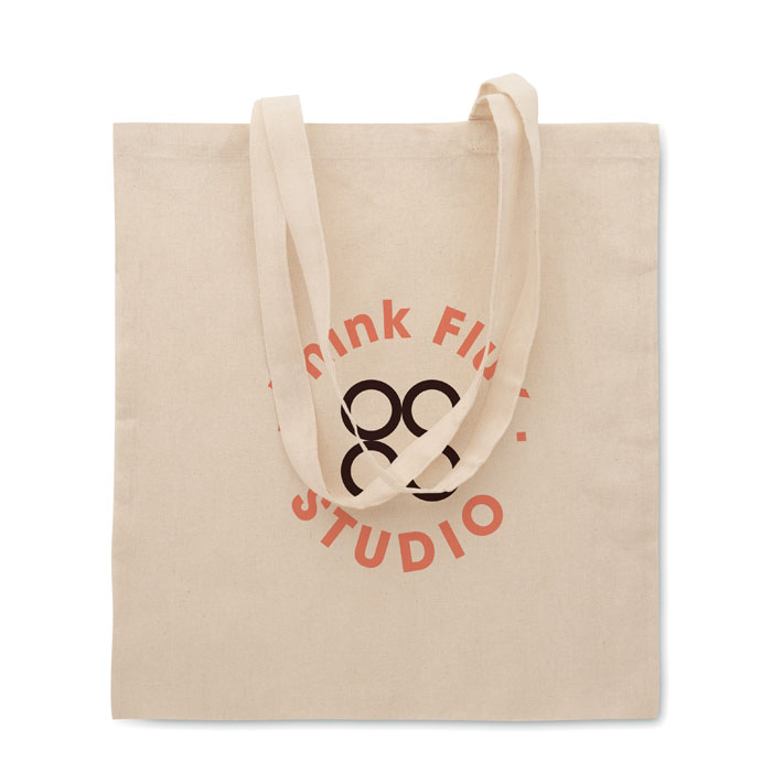 SHOPPI Bolsa compra polialgodón 130gr - Bolsas personalizadas - Regalo Promocional Personalizado - imagen 3