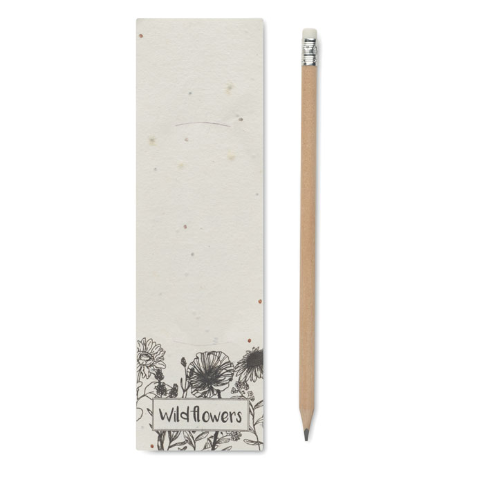 PENSEED Lápiz madera envase semillas - Lápices y portaminas personalizados - Regalo Promocional Personalizado - imagen 7