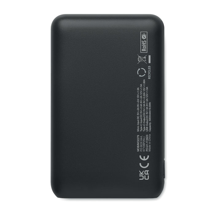 POWER52C Powerbank 5000mAh 20W - Tecnología - Regalo Promocional Personalizado - imagen 3