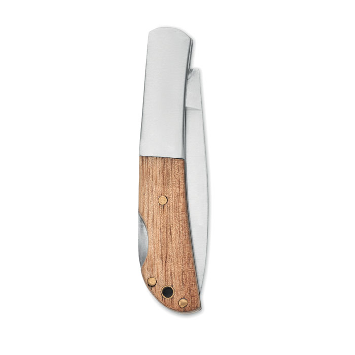 SKARP Cuchillo plegable de acacia - Navajas personalizadas - Regalo Promocional Personalizado - vista alternativa