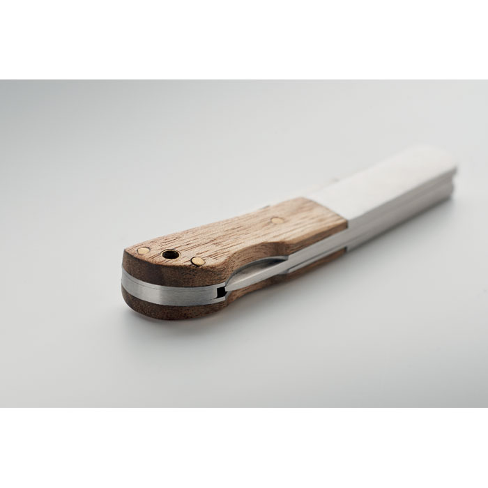 SKARP Cuchillo plegable de acacia - Navajas personalizadas - Regalo Promocional Personalizado - imagen 7