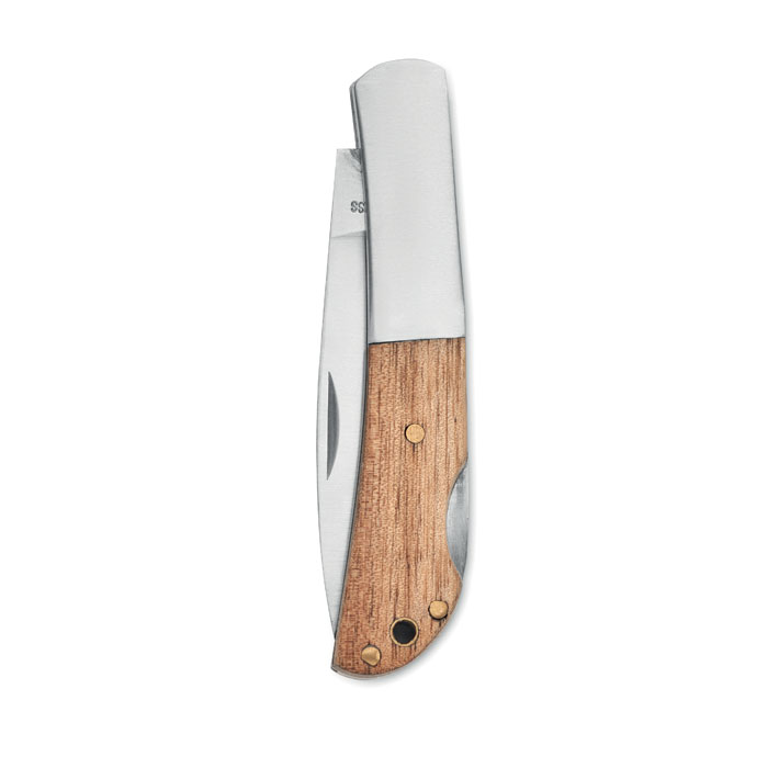 SKARP Cuchillo plegable de acacia - Navajas personalizadas - Regalo Promocional Personalizado - imagen 4