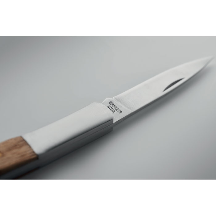 SKARP Cuchillo plegable de acacia - Navajas personalizadas - Regalo Promocional Personalizado - imagen 11