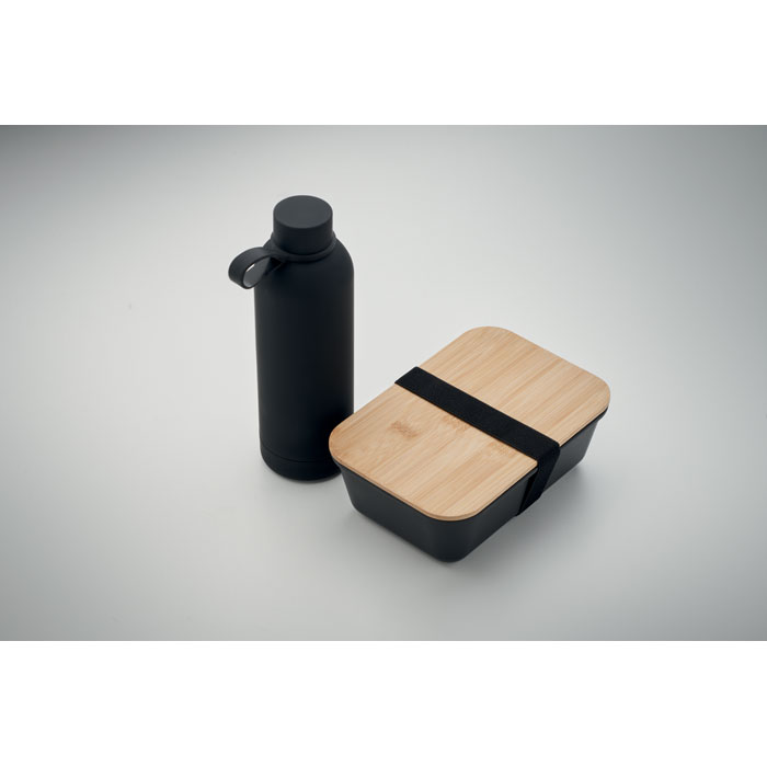 EMERALD SET Set 2 piezas para el almuerzo - Tazas y botellas - Regalo Promocional Personalizado - vista alternativa