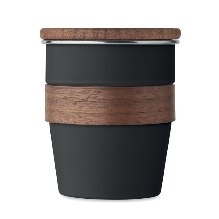 WALNUT Vaso de pared simple 350 ml - Tazas y vasos personalizados - Regalo Promocional Personalizado - vista alternativa
