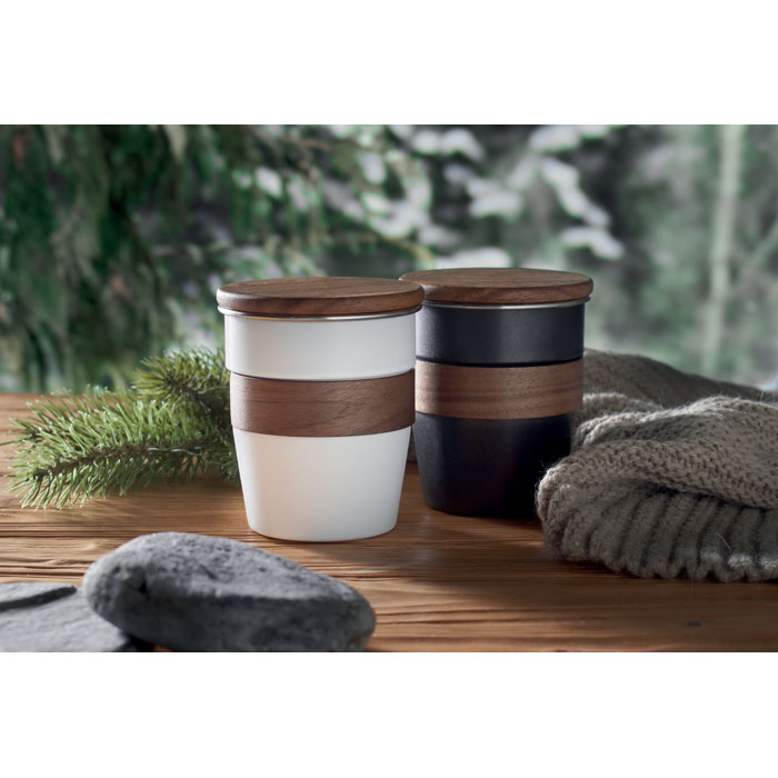 WALNUT Vaso de pared simple 350 ml - Tazas y vasos personalizados - Regalo Promocional Personalizado - imagen 12